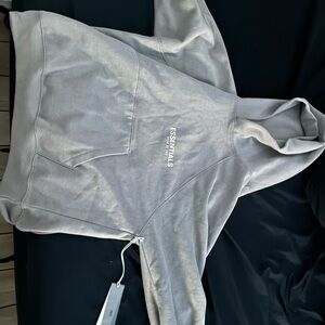 Essentials Light Gray Pullover Hoodie
